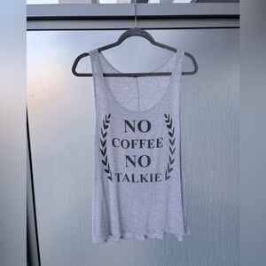 No ☕️ No Talkie Muscle Tank
